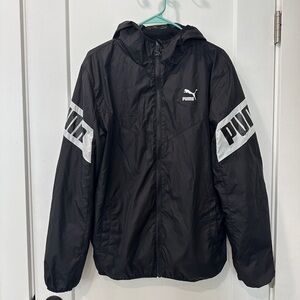 Puma Windbreaker Style Mesh Jacket - Men’s Size Medium